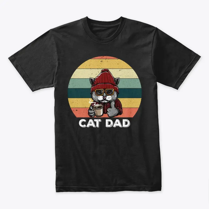 Father's day Cat Dad shirt