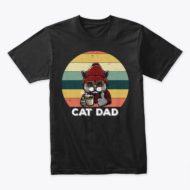 Father's day Cat Dad shirt